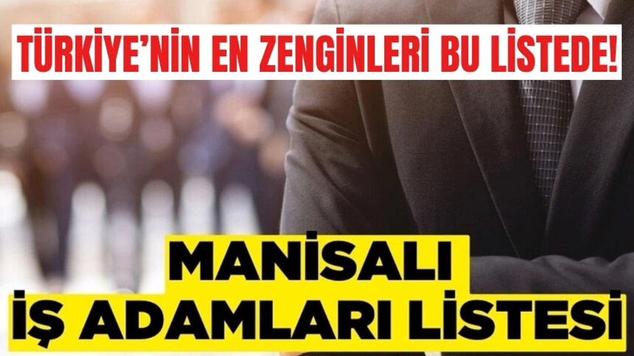 Manisalı iş adamları listesi