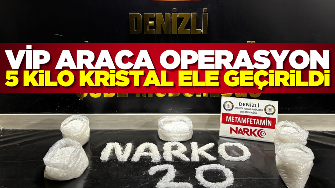 Polisten VİP araca operasyon! Kilolarca uyuşturucu ele geçirildi