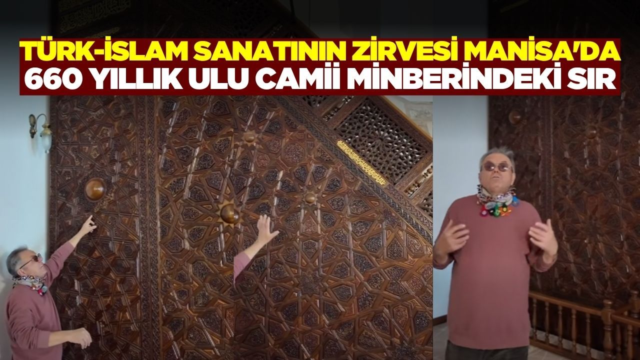 Fahrettin Er anlattı: Manisa Ulu Camii'nin 660 yıllık sırrı!