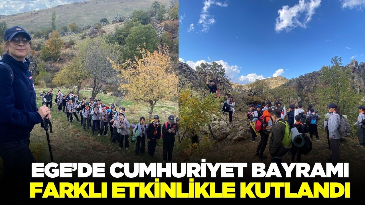 Ege'de Cumhuriyet Bayramı farklı bir etkinlikle kutlandı!