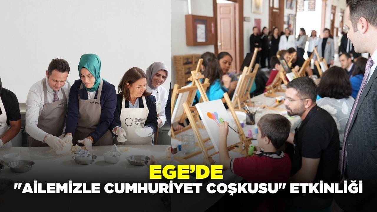 Muğla'da aileler 29 Ekim'i kutladı