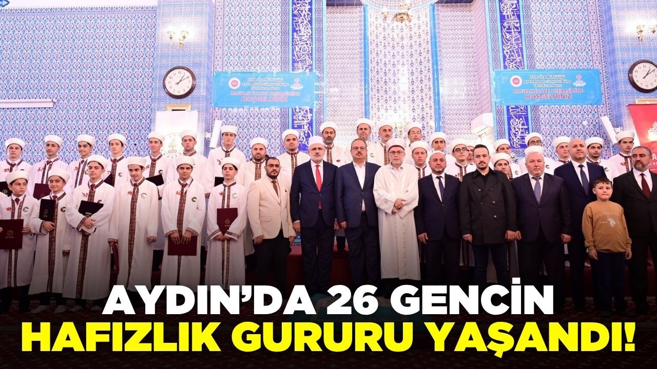 Aydın'da icazet programı düzenlendi!