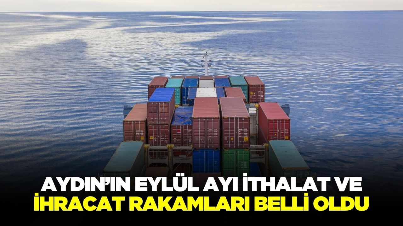 Aydın’da bir ayda 103 milyon dolar ihracat