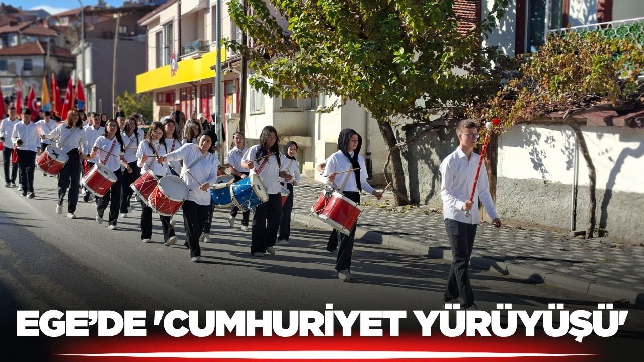 Kütahya'da 'Cumhuriyet Yürüyüşü'