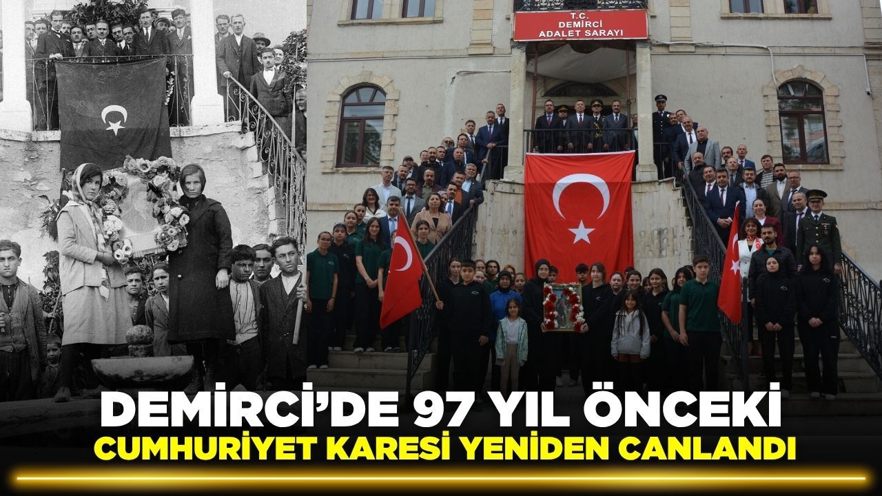 Manisa'da tarihi kare, geçmişle bugünü buluşturdu!