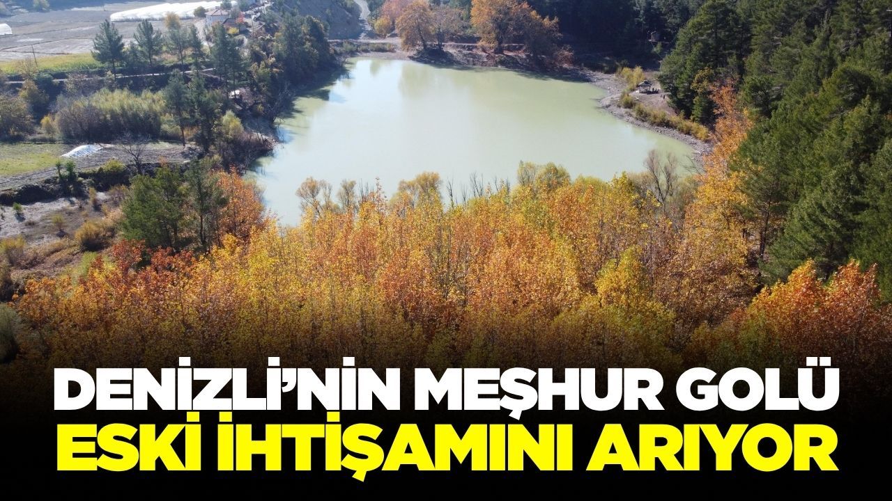 Denizli'de Kolak Gölü'nü kurtarma hamlesi