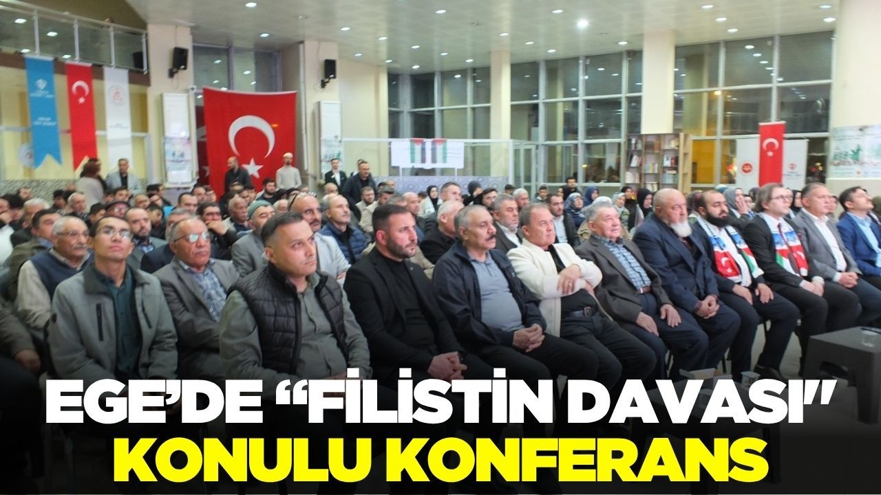 Ege'de  ‘İlk Kıblemiz Mescid-i Aksa" konulu konferans