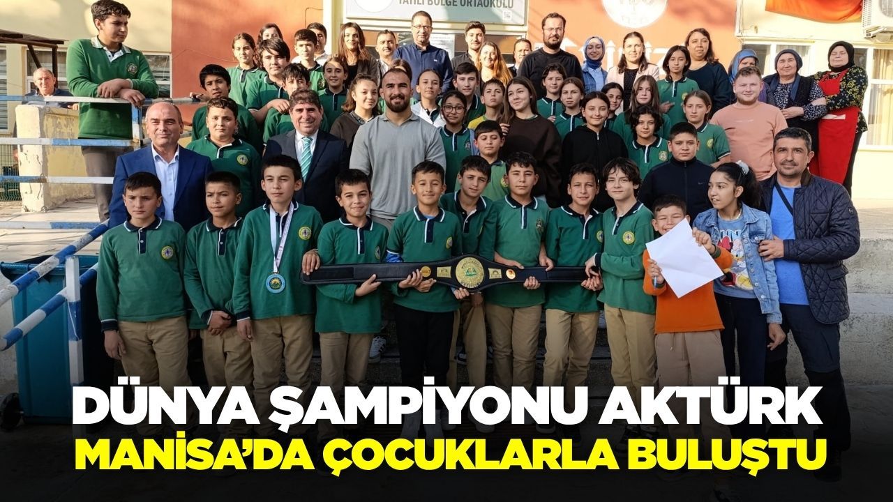 Feyzullah Aktürk, Manisa'da başarının sırlarını açıkladı!