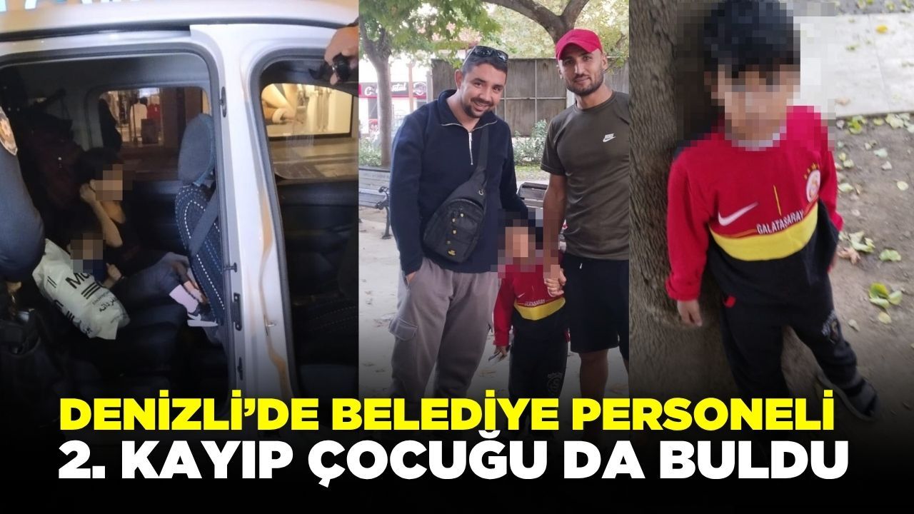 Denizli'de kayıp çocuklar bulundu!