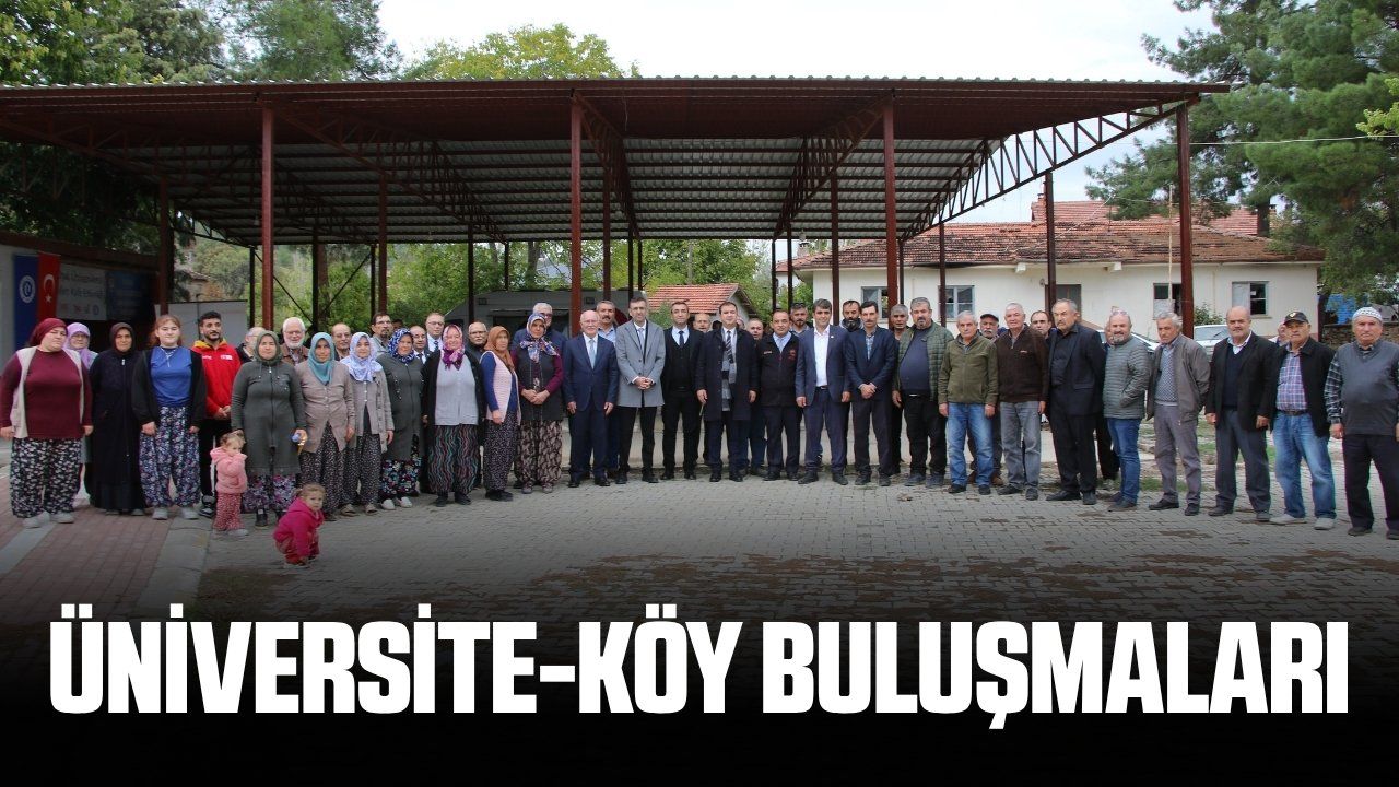Ege'de üniversite ve köy buluşmaları devam ediyor