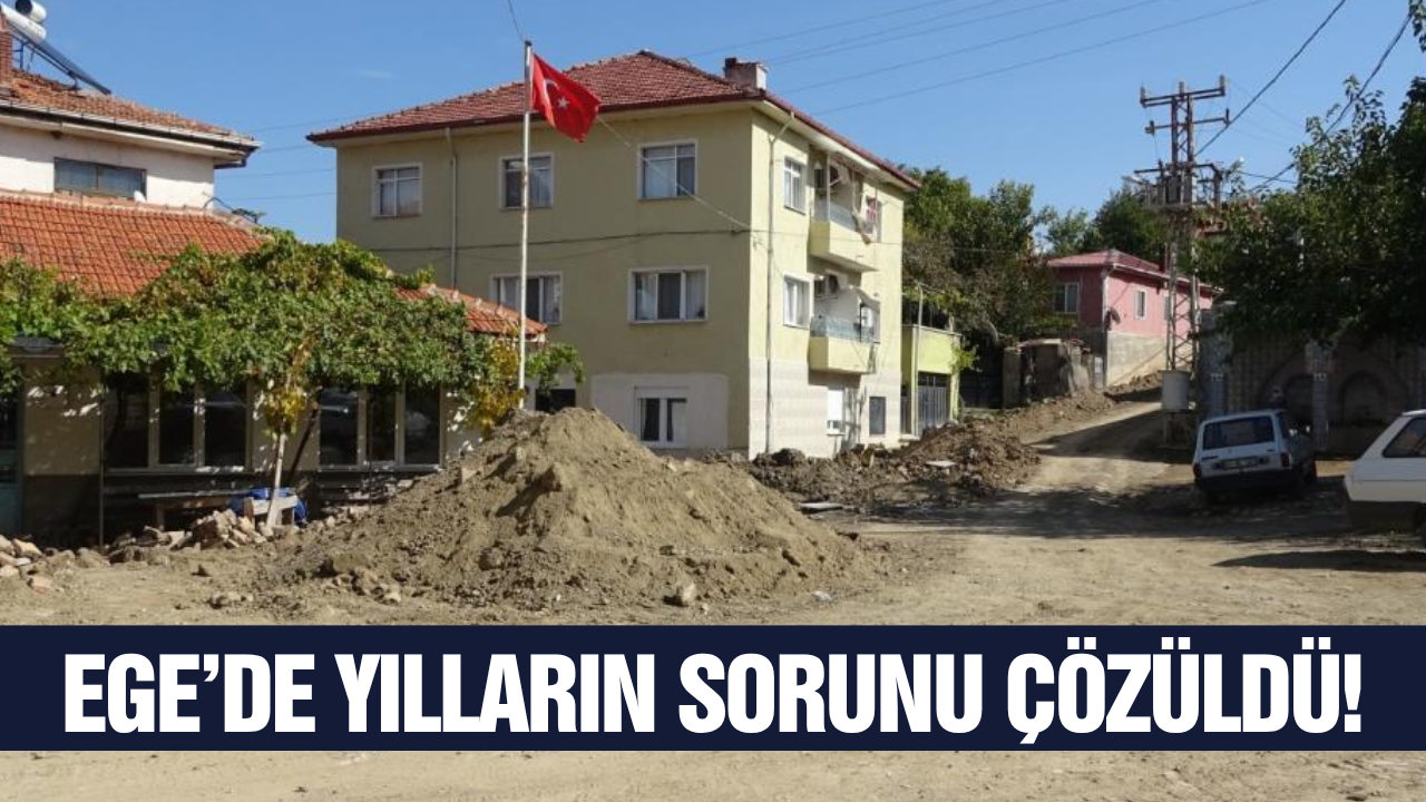 Kütahya'da yılların sorunu çözüme kavuştu