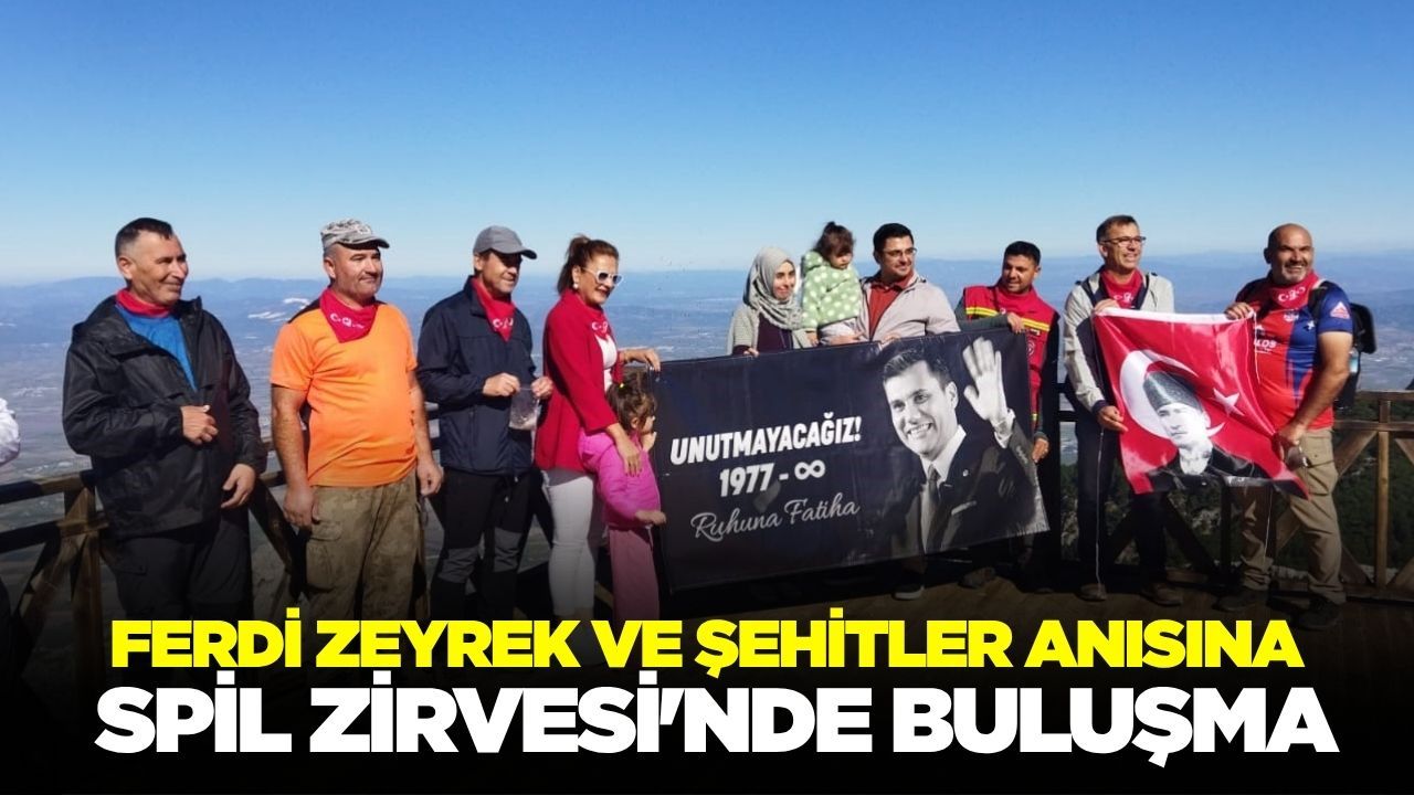 Ferdi Zeyrek ve Şehitler anısına duygusal tırmanış