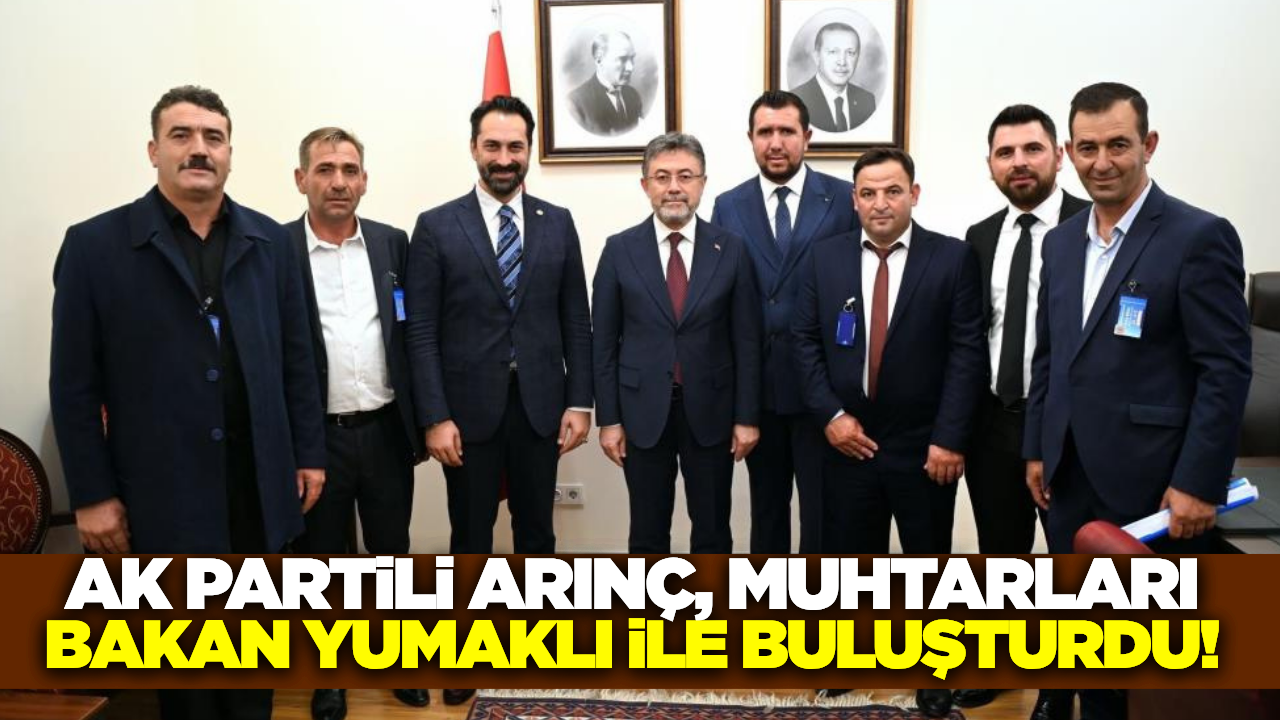 Gölmarmara Muhtarları Bakan Yumaklı İle Buluştu