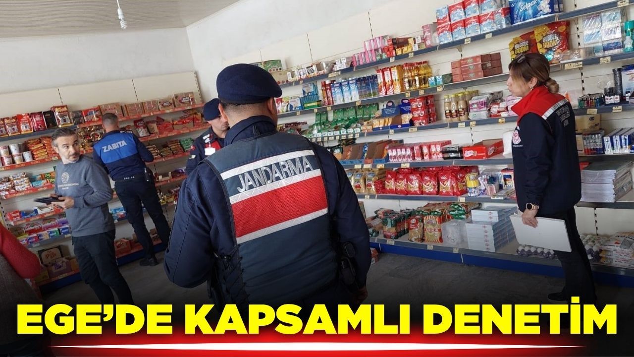Ege'de ekipler, güvenli gıda için sahada