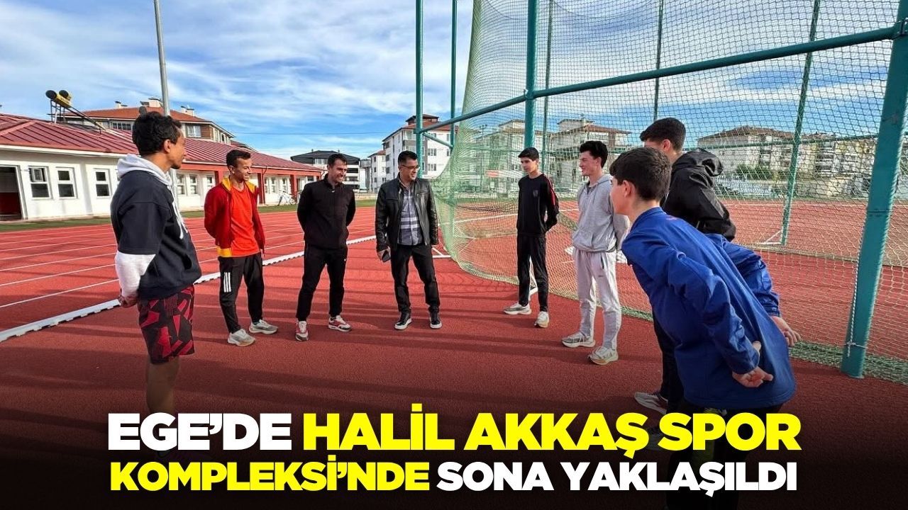Halil Akkaş Spor Kompleksi’nde sona gelindi