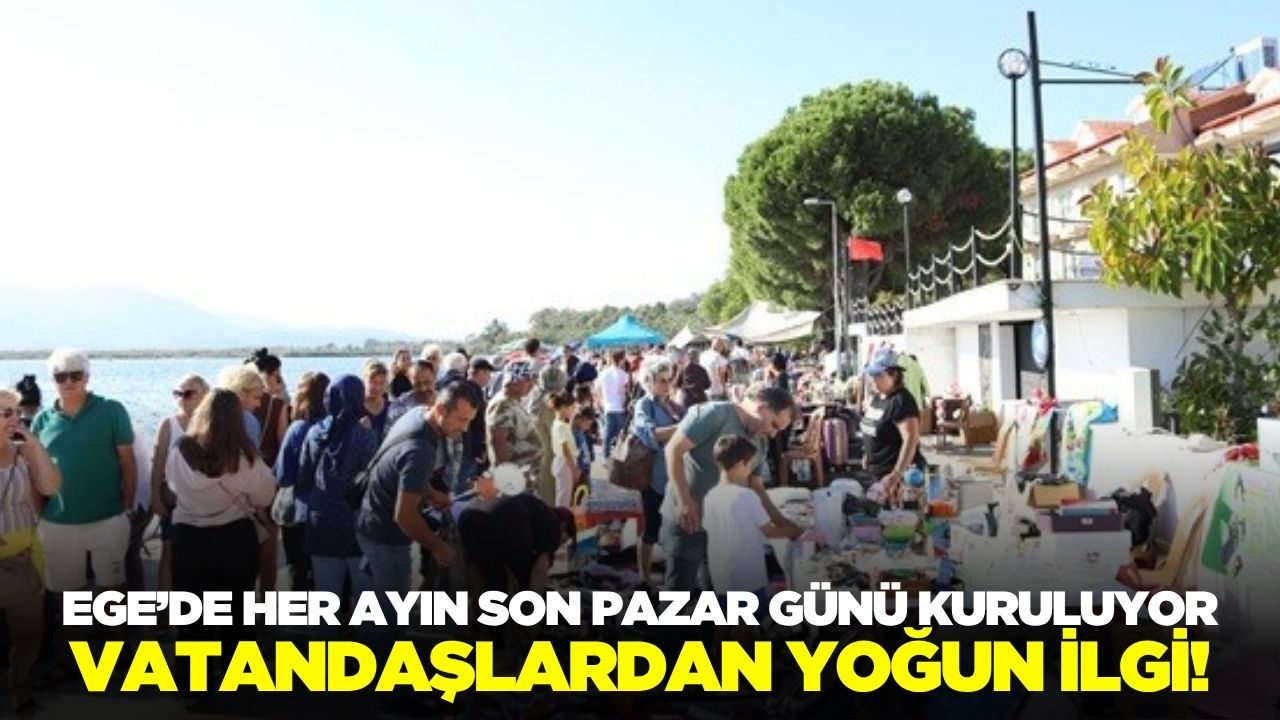 Ege'de ikinci el pazarında yoğunluk yaşandı