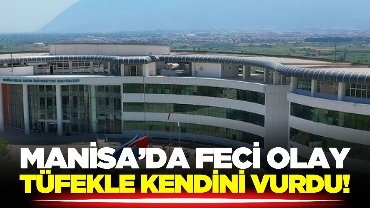 Alaşehir’de av tüfeği kazara ateş aldı: 1 Yaralı