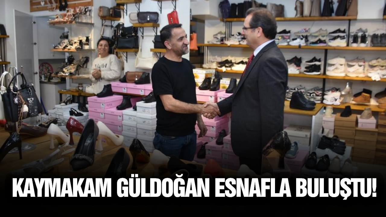 Kaymakam Ali Güldoğan, Esnafın Sorunlarını Dinledi