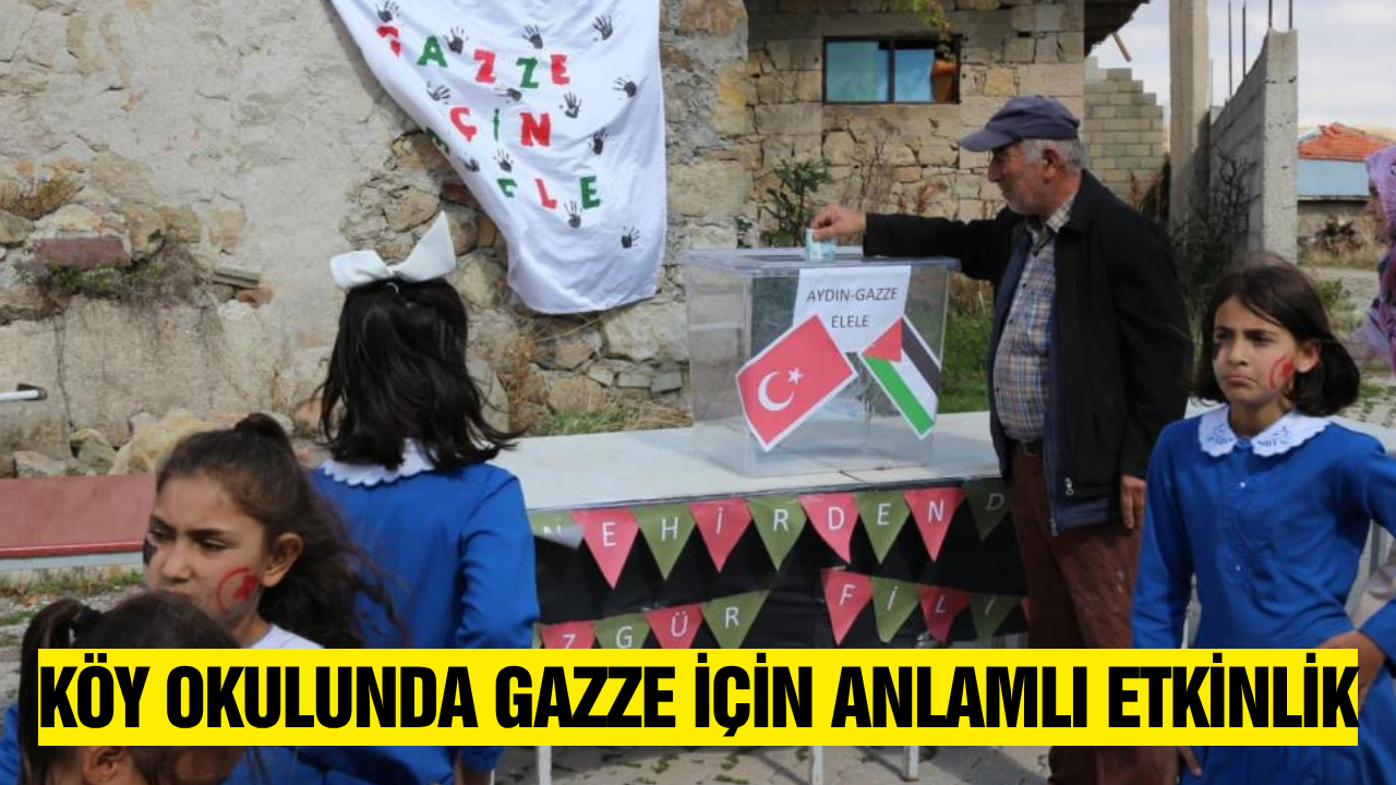 ÇEDES projesi kapsamında Gazze'ye destek çarşısı