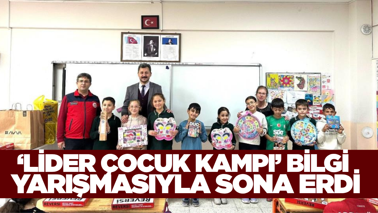 Kooperatifçilik' temalı kampta başarılı çocuklar ödüllendirildi