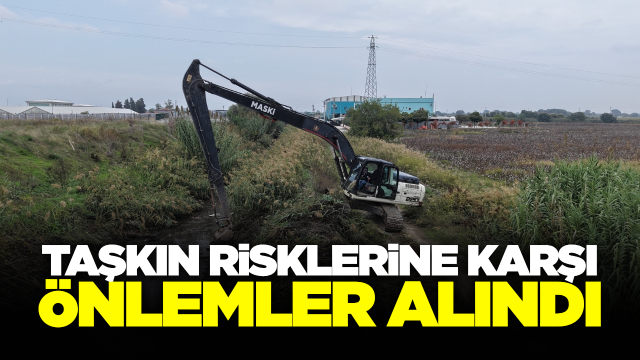 MASKİ, yağış öncesi taşkın riskine karşı harekete geçti