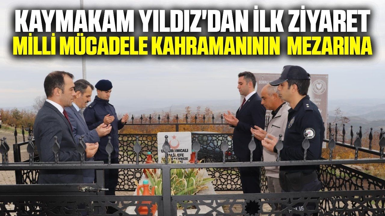 Manisa'da yeni Kaymakam'dan ilk ziyaret!