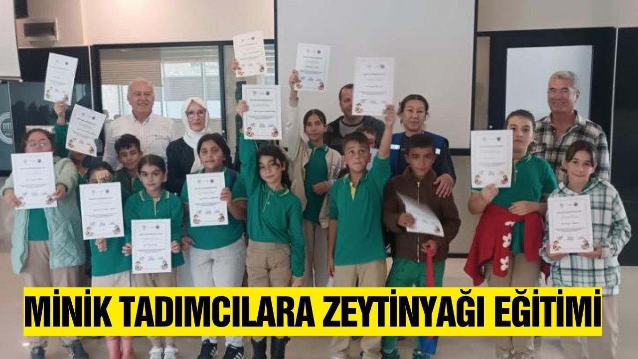 Muğla'da çocuklara zeytin bilinci aşılanıyor!