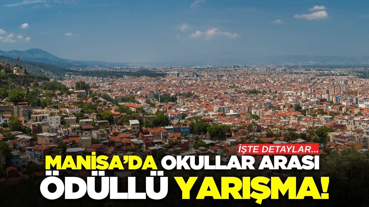 Manisa'da "Okullar arası Ödüllü Atık Pil Toplama Yarışması"
