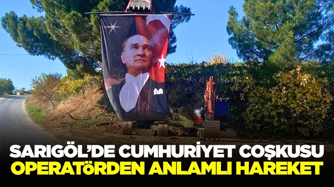 Sarıgöl'de anlamlı Cumhuriyet Bayramı kutlaması