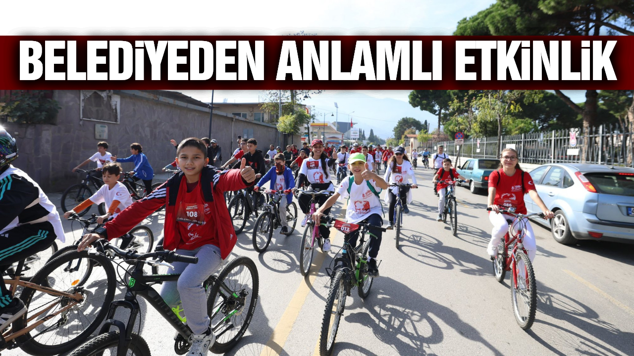 Şehzadeler'de Cumhuriyet coşkusu bisiklet turuyla taçlandı!