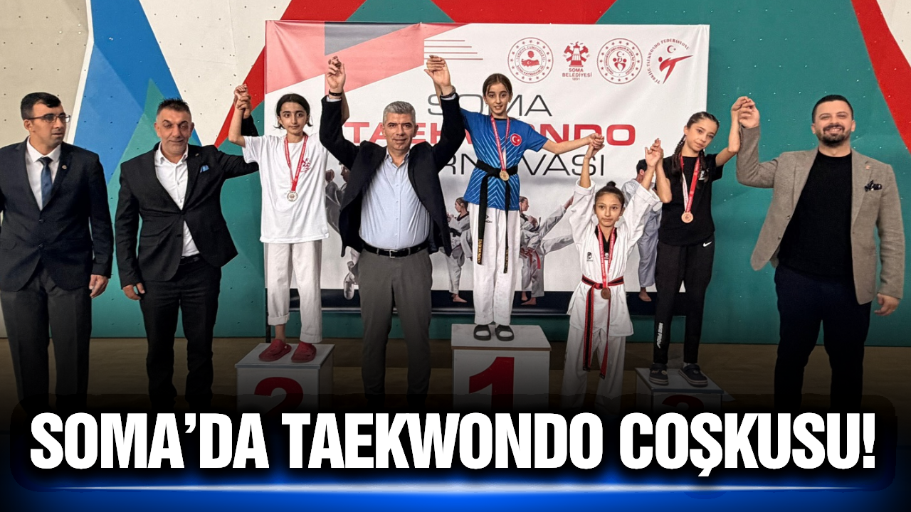 Soma’da Cumhuriyet coşkusu taekwondo ile yaşandı