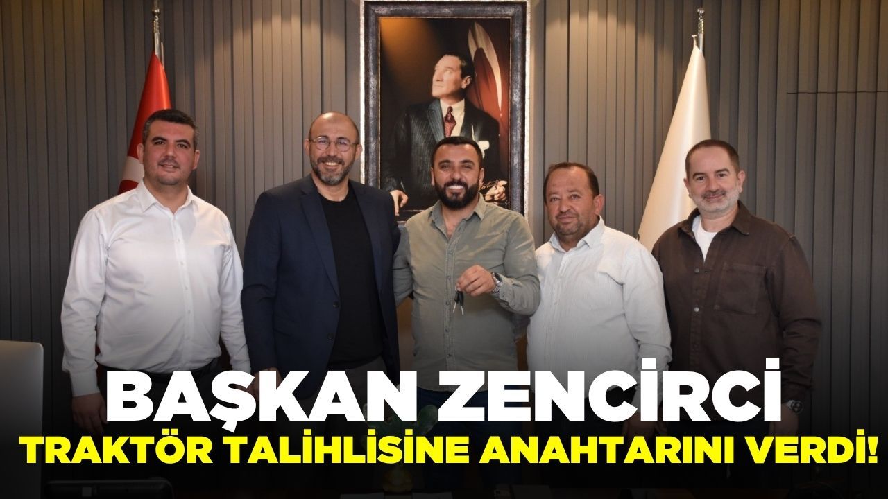 Aydın'da İncir festivalinin traktör talihlisi anahtarını teslim aldı
