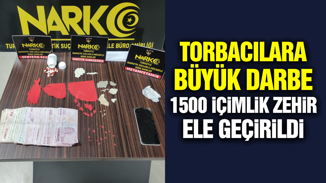 Turgutlu'da narkotik ekiplerinden 'Balyoz' operasyonu!