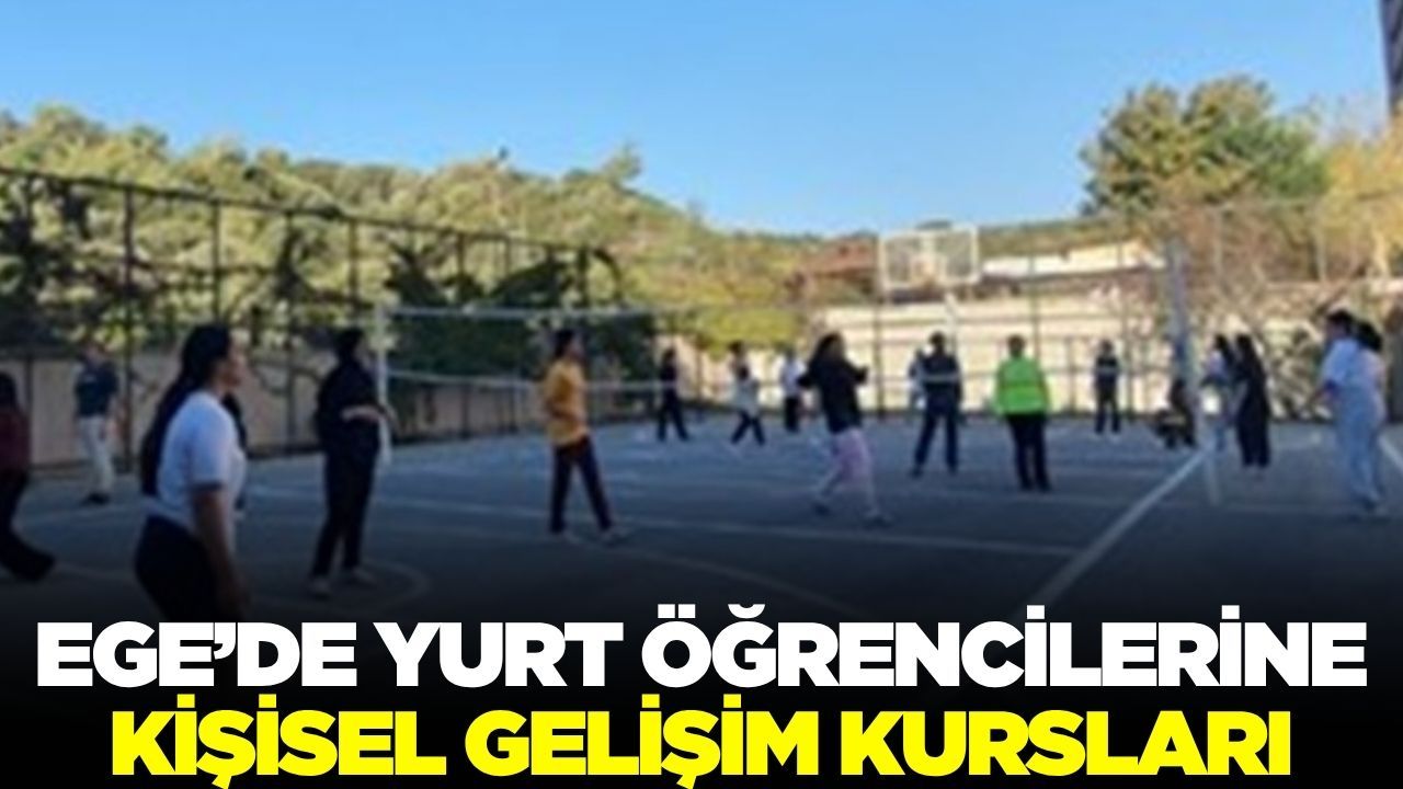 Ege'de öğrencilere kişisel gelişim kursları