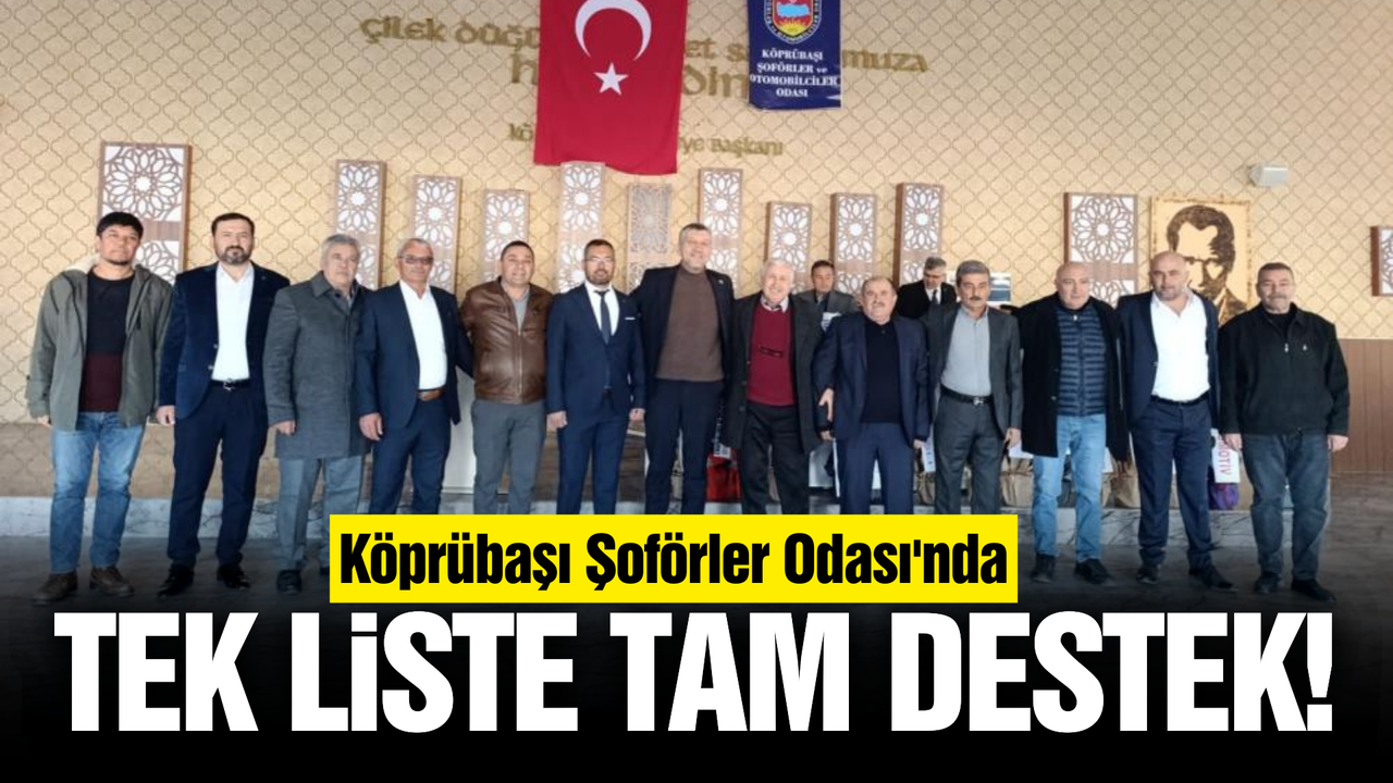 Köprübaşı Şoförler Odası'nda Ahmet Ertem güven tazeledi!