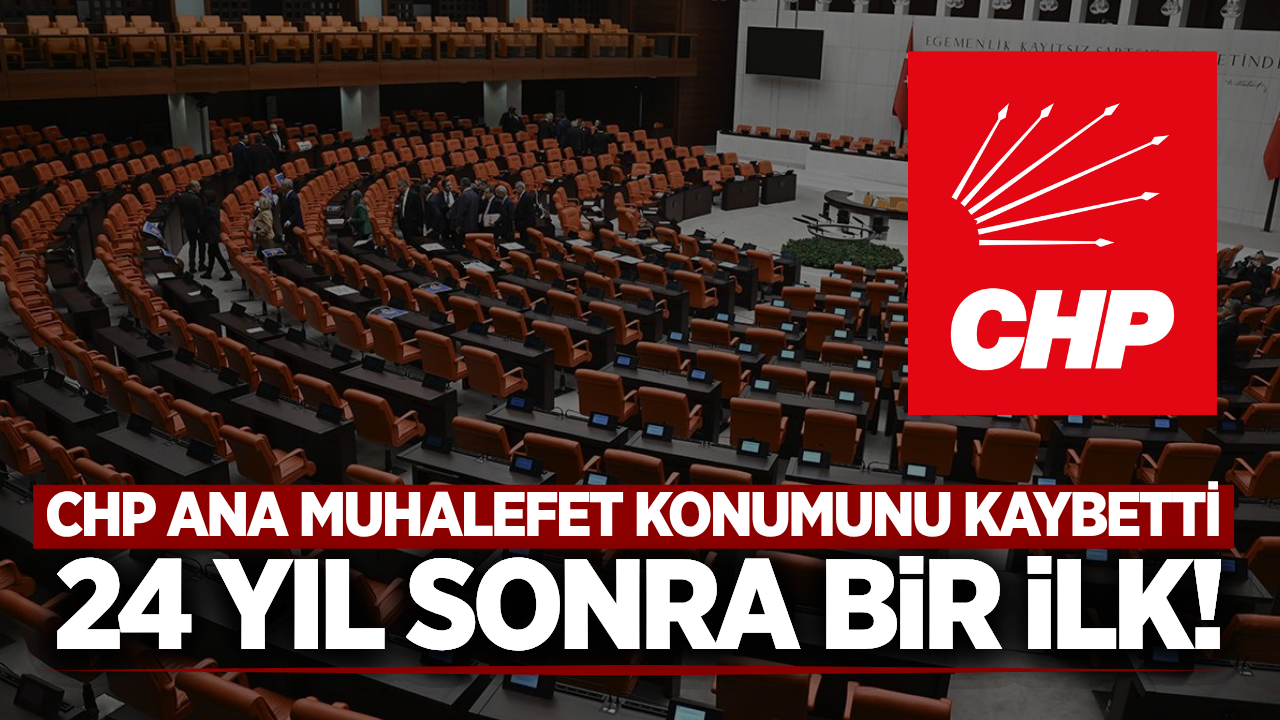 24 yıl sonra bir ilk: Meclis'te sandalye dağılımı değişti!