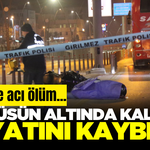 Motosikletten düşüp otobüsün altında can verdi
