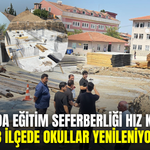 Manisa’da okullar bir bir yenileniyor: Eğitim yatırımlarında yoğun mesai