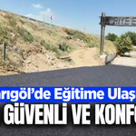 Sarıgöl Hayriye Ertürk Anadolu Lisesi’nin yolu yenilendi!