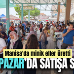 Türkiye'de bir ilk: İlçede minik girişimciler pazar yeri kurdu