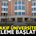 23 Vakıf Üniversitesi mercek altında
