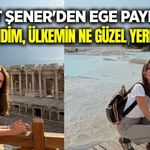 Ünlü manken Şener'den Pamukkale çıkarması