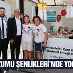Manisa'da kadın el emeği ve gastronomi stantlarına siyaretçi akını!