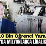 Manisa'da binlerce öğrenciye 30 milyon TL'lik destek