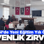 Sarıgöl’de yeni eğitim yılı öncesi güvenlik tedbirleri masaya yatırıldı