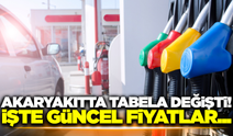 Akaryakıt fiyatlarında tabela değişti! İşte güncel fiyatlar..