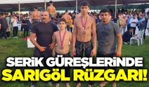 Sarıgöllü güreşçiler, Antalya'dan madalyalarla döndüler!