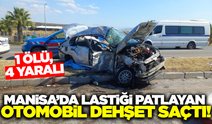 Manisa'da zincirleme kaza: 1 kişi hayatını kaybetti, 4 kişi yaralı
