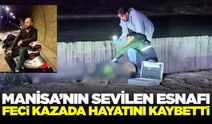 Manisa'da devrilen yarış motorunun sürücüsü hayatını kaybetti