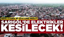 Sarıgöl’de 23 Ekim’de Planlı Elektrik Kesintisi! İşte Etkilenecek Mahalleler